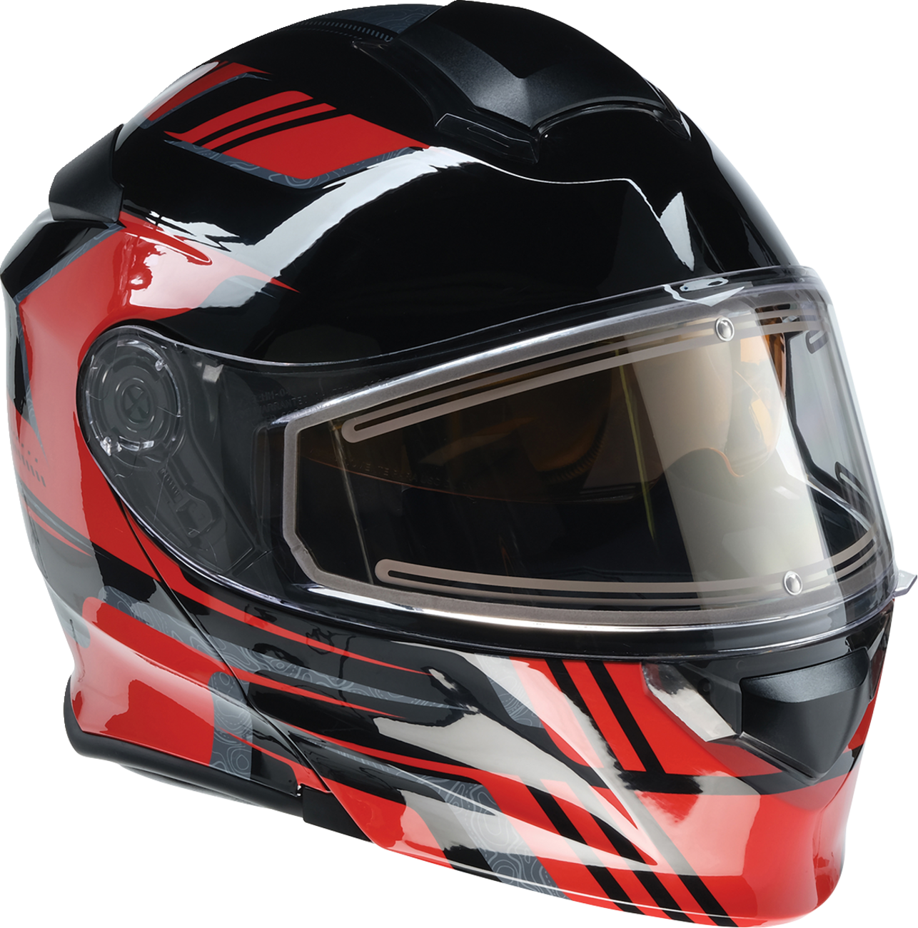 Z1R, Z1R Solaris 2.0 Helmet First Tracks Electric Dual Pane Shield Black/Red XS - Part 0120-0825