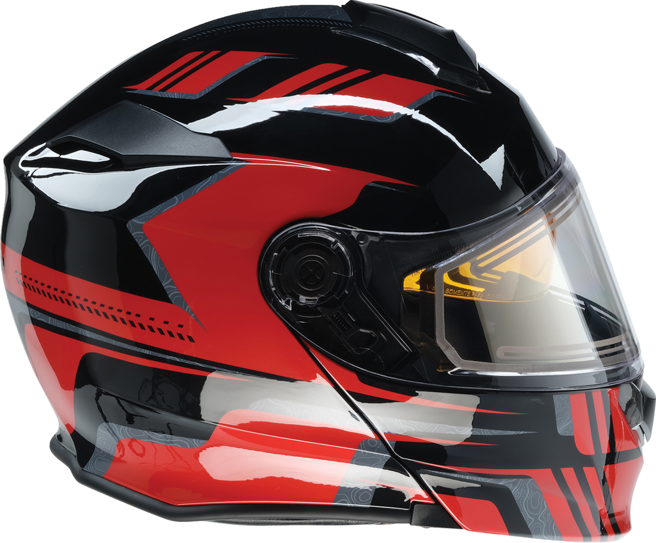 Z1R, Z1R Solaris 2.0 Helmet First Tracks Electric Dual Pane with Sun Visor - Black/Red, 2XL (Part No. 0120-0830)