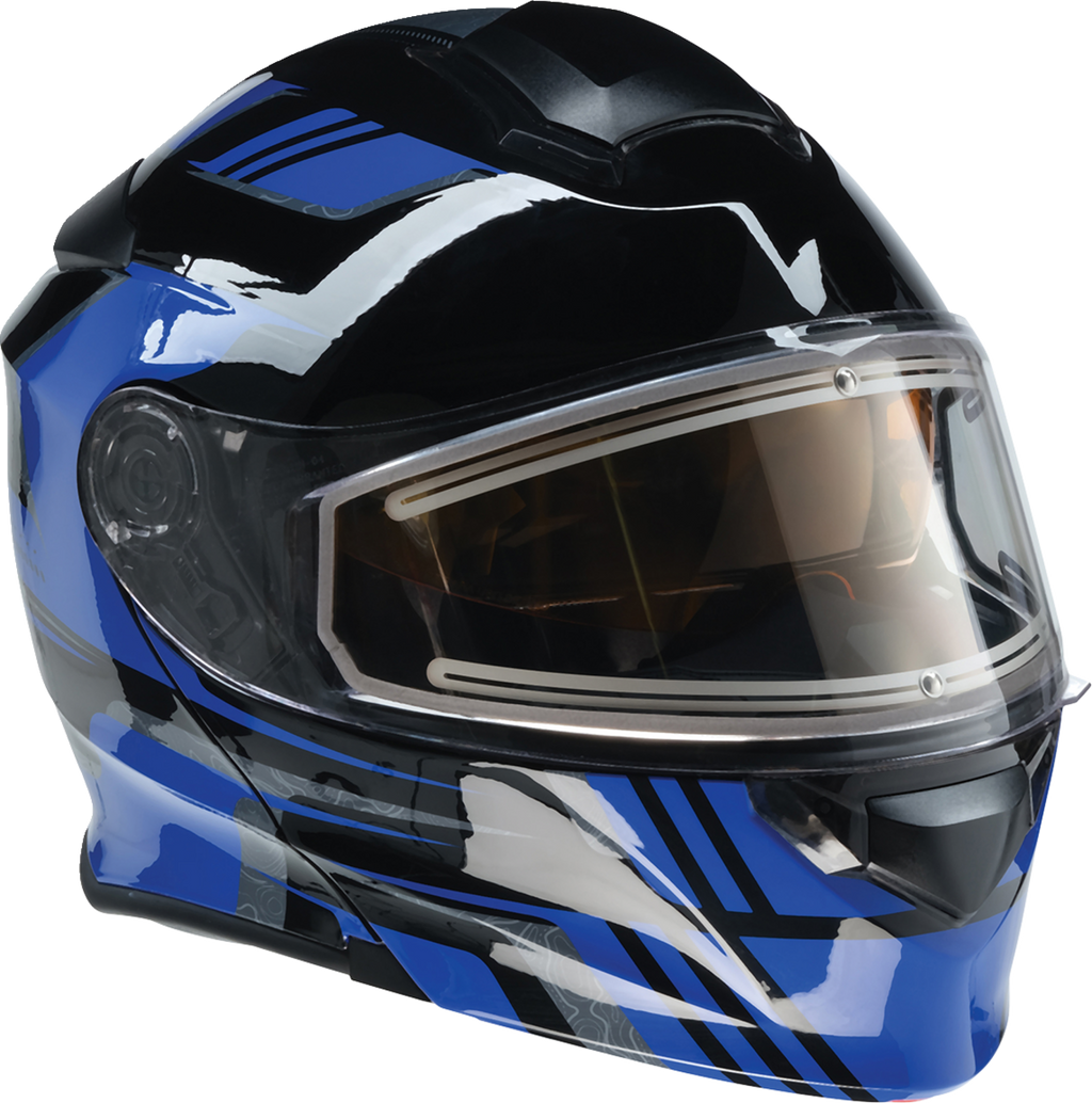 Z1R, Z1R Solaris 2.0 Helmet - First Tracks Electric Dual Pane Shield - Large by Z1R - Part No. 0120-0834
