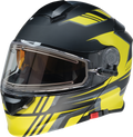 Z1R, Z1R Solaris 2.0 Helmet First Tracks Electric Dual Pane with Sun Visor – Black/Hi-Viz, XS (Part No. 0120-0837)