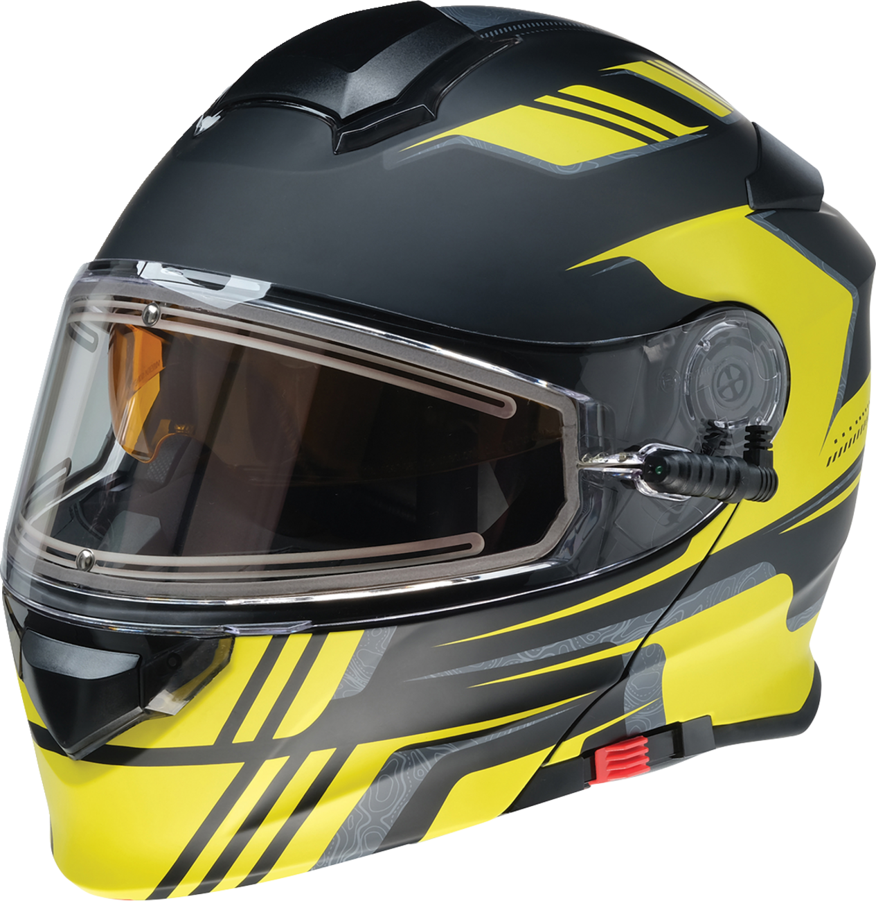 Z1R, Z1R Solaris 2.0 Helmet First Tracks Electric Dual Pane with Sun Visor – Black/Hi-Viz, XS (Part No. 0120-0837)