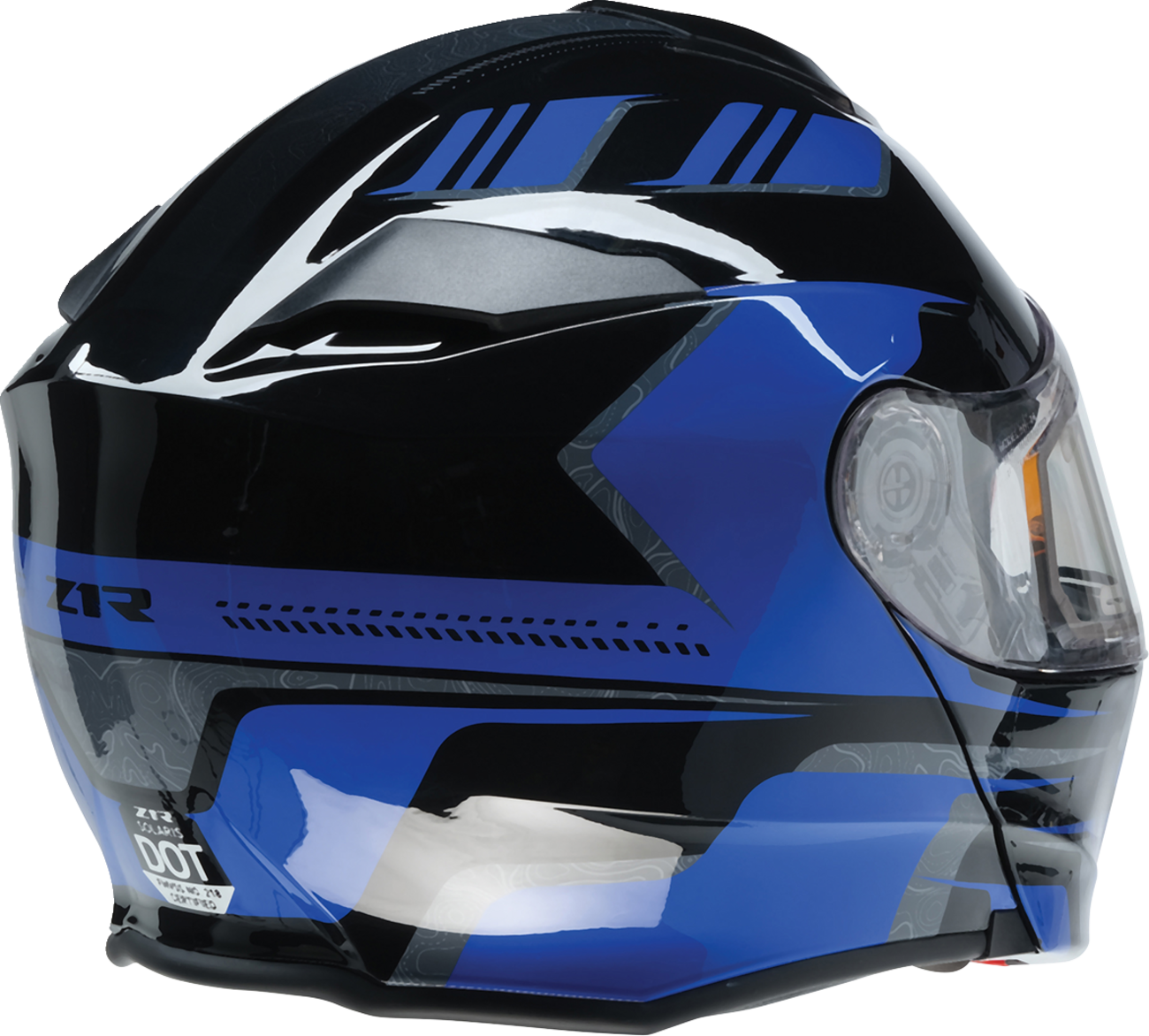 Z1R, Z1R Solaris 2.0 Helmet - First Tracks Electric Dual Pane Shield - Black/Blue XL (Part Number 0120-0835)
