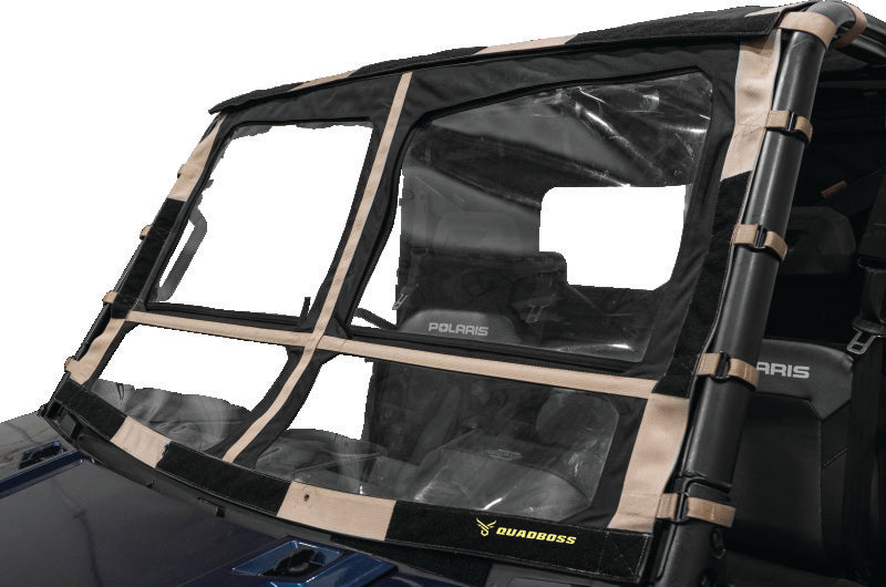 QuadBoss, QuadBoss KAF620 Mule 4010 Folding Windshield for Kawasaki KAF620 Mule 4010 4x4