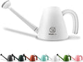 WhaleLife Indoor Watering Can for House Bonsai Plants (2.0L, White)