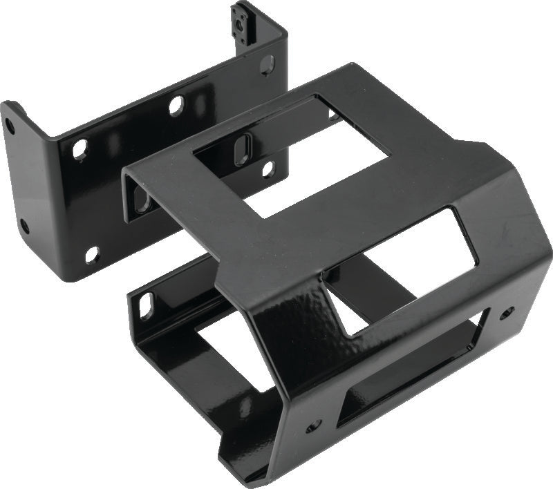 QuadBoss, QuadBoss Honda TRX420FA FourTrax Rancher 4x4 ATV Winch Mount – Heavy-Gauge Steel, Black Powder Coat