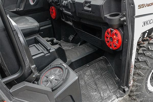 SSV Works 10" Subwoofer For Ride-Command for 2018+ Polaris Ranger XP 1000