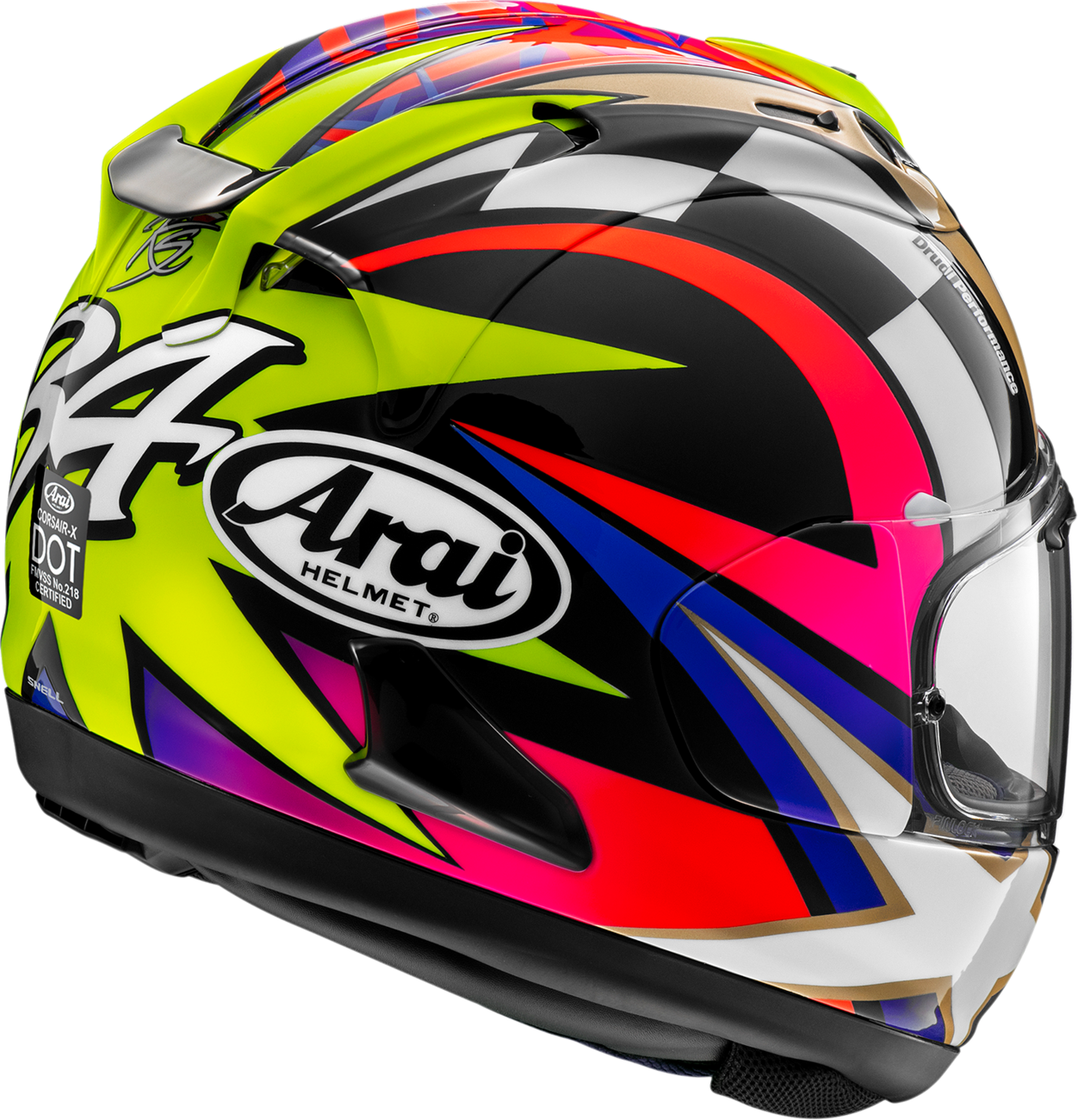 ARAI HELMETS, ARAI Helmets Corsair-X Schwantz 30th Anniversary Helmet - Medium (Part #0101-17589)