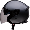 Z1R, Z1R Road Maxx 2.0 Helmet - Dark Silver, XL | Injection-Molded ABS Shell with Drop-down Sun Visor