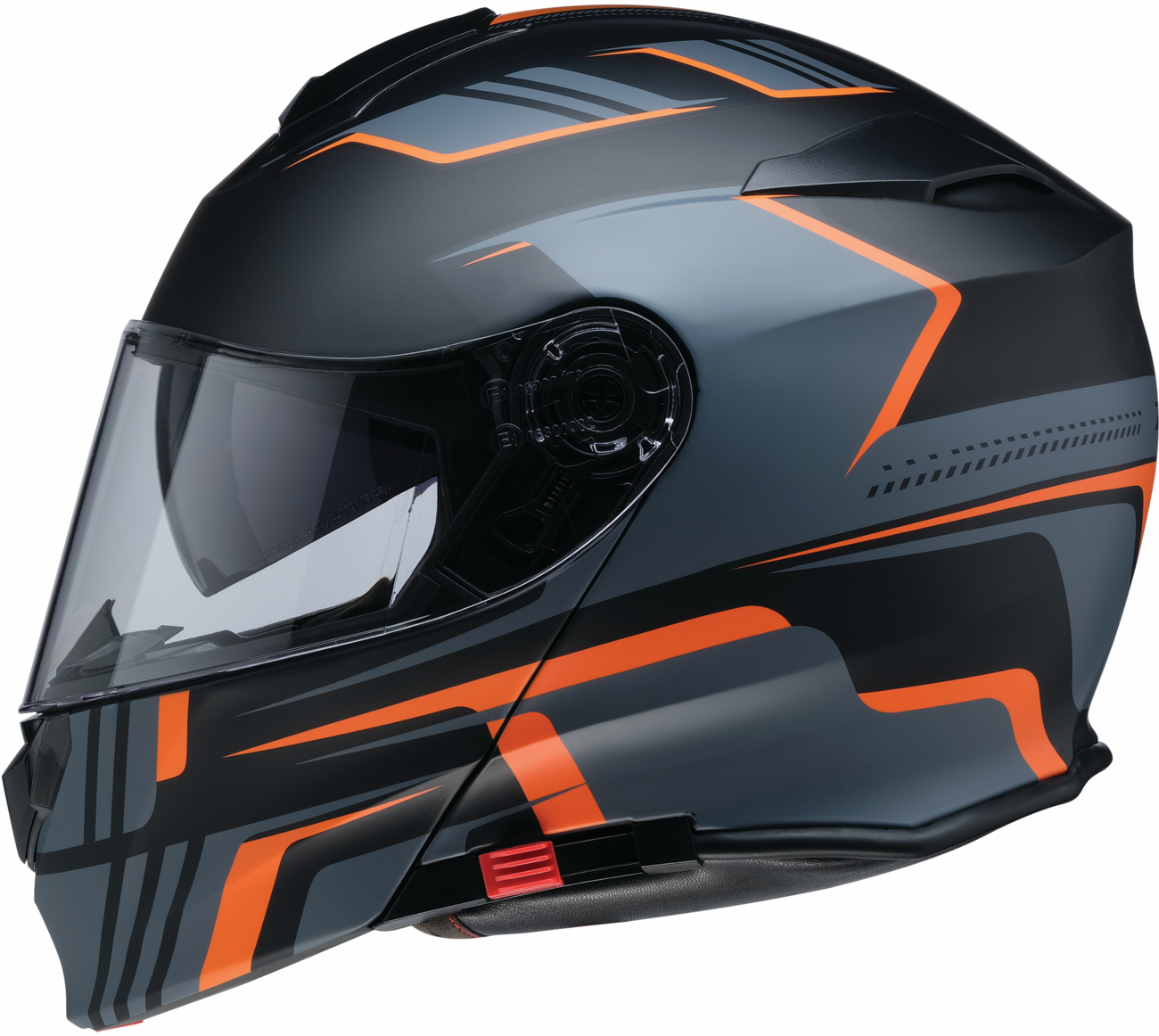 Z1R, Z1R Solaris 2.0 Modular Helmet - Slater Orange 2XL - Comfortable, Adjustable Motorcycle Helmet with Integrated Ventilation and Sun Visor