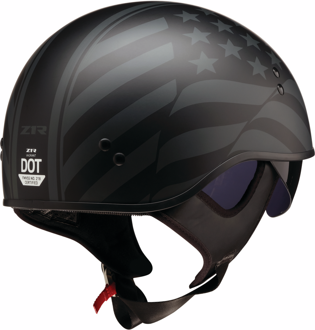 Z1R, Z1R Vagrant Helmet Jugger - Black, Large by Z1R, Part No. 0103-1436
