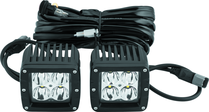 QuadBoss, QuadBoss Paired 3-Inch LED Pod Spot Lights – Durable Off-Road Lighting with 4 High-Intensity LEDs