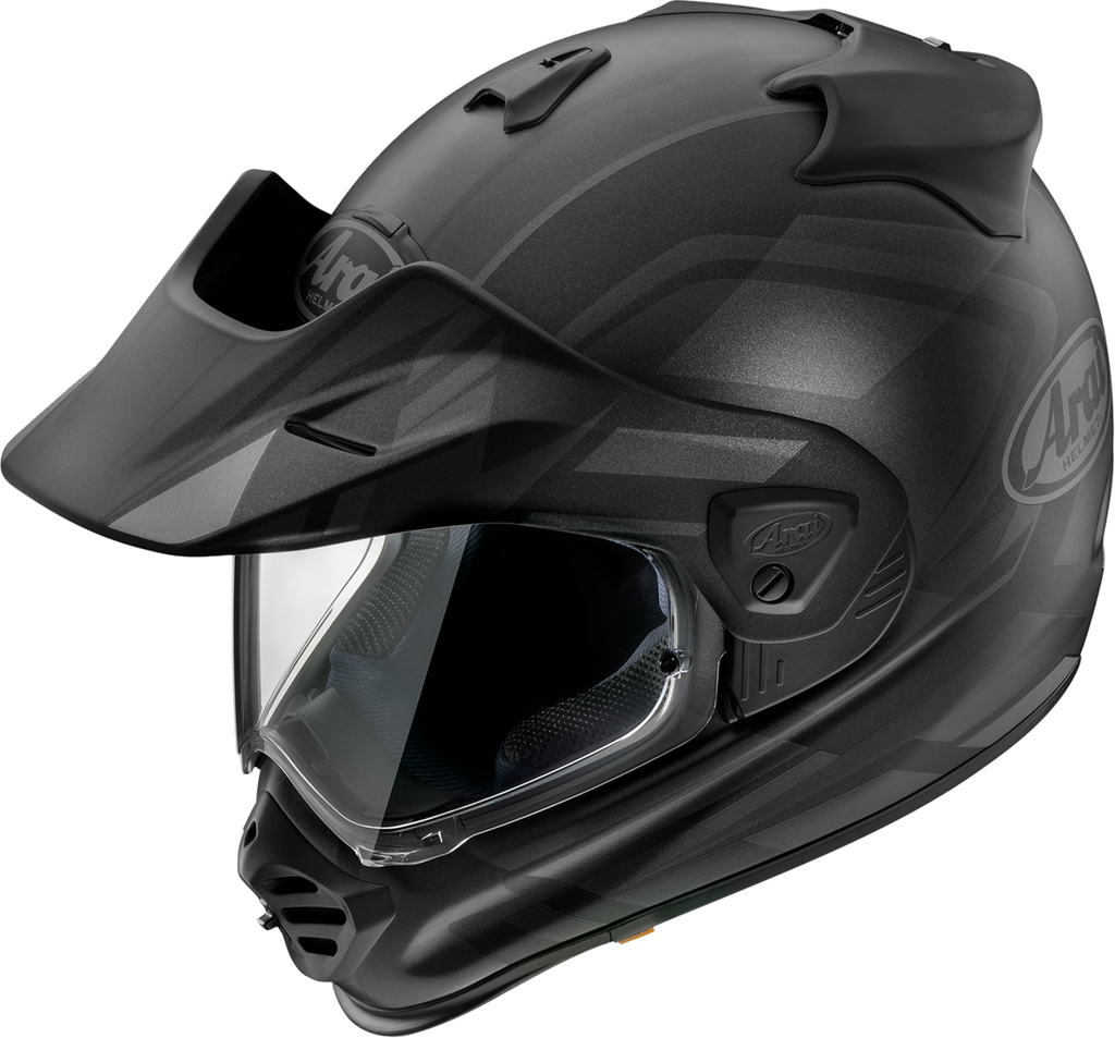 ARAI HELMETS, ARAI HELMETS XD-5 Discovery Helmet with VAS-A Shield System - Black Frost, Large (Part No. 0140-0443)