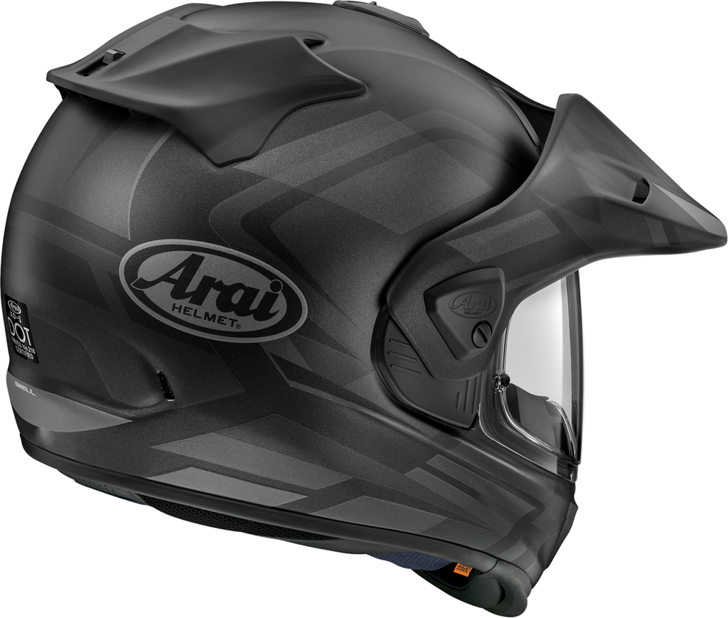 ARAI HELMETS, ARAI HELMETS XD-5 Discovery Helmet with VAS-A Shield System - Black Frost, Large (Part No. 0140-0443)