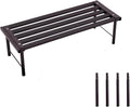 Metal Plant Stand, Rust-proof Aluminum Flower Pot Stand, Plants Display Stands Decoration Racks for Living Room Balconies and Gardens (60 Ebony)