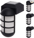 GreenLighting Marina Solar Post Cap Lights Fits 4x4 Nominal Wood Outdoor Solar Powered Post Cap Light, Fence Post, Landscaping, Deck, Garden- Bright LED, Waterproof Nautical Lighting Black 4 Pack