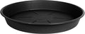 1 Pack of Plant Saucer Tray 8 inch, Heavy Duty Plastic Pot Plant Drip Trays Saucers for for Indoors Outdoor, Plant Water Tray for Planters (8", Black)