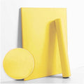 Dimoon 236''x17.7'' Yellow Peel and Stick Wallpaper Contact Paper Modern Self Adhesive Wall Paper Removable Renter Friendly Textured Solid Color Shelf Cabinet Vinyl Roll (236''x17.7'',Yellow)