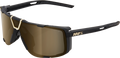 100% Eastcraft Sunglasses - Soft Tact Black - Soft Gold Mirror 61045-258-01