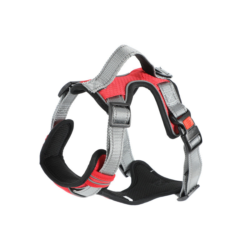 Dog Hand Holding Rope Vest Dog Chest Strap