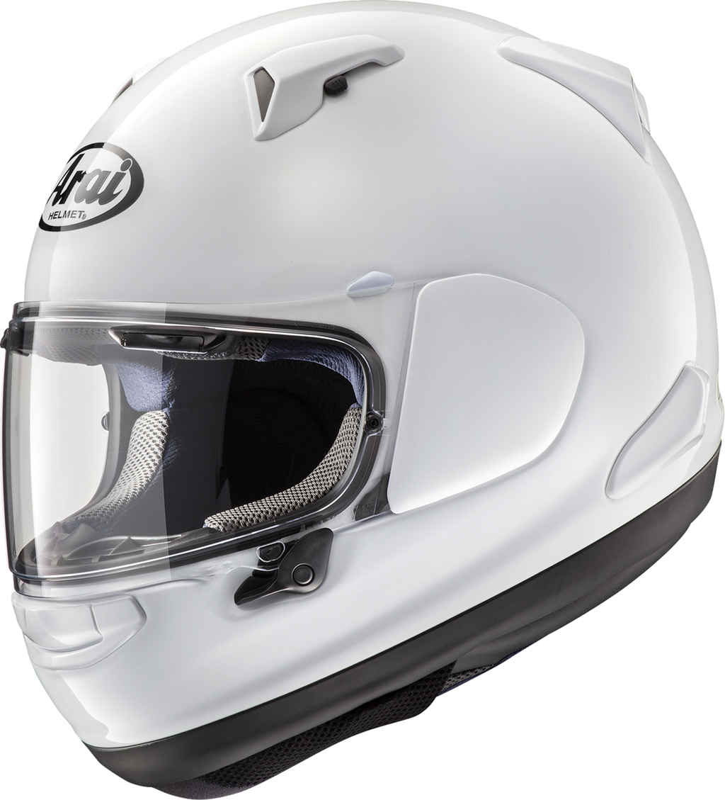 ARAI HELMETS, Arai Helmets Quantum-X White Helmet - XS, VAS Max Vision Shield with Pinlock® 120 MaxVision™