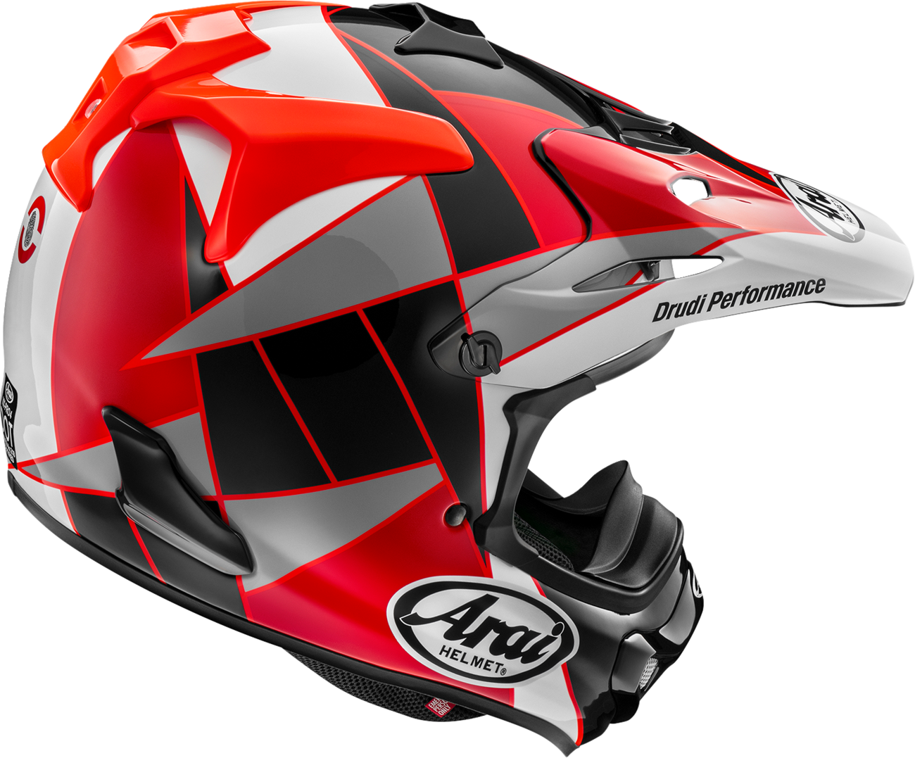 ARAI HELMETS, ARAI Helmets VX-Pro4 Helmet - Fragment Red, Small - Part Number 0110-9522