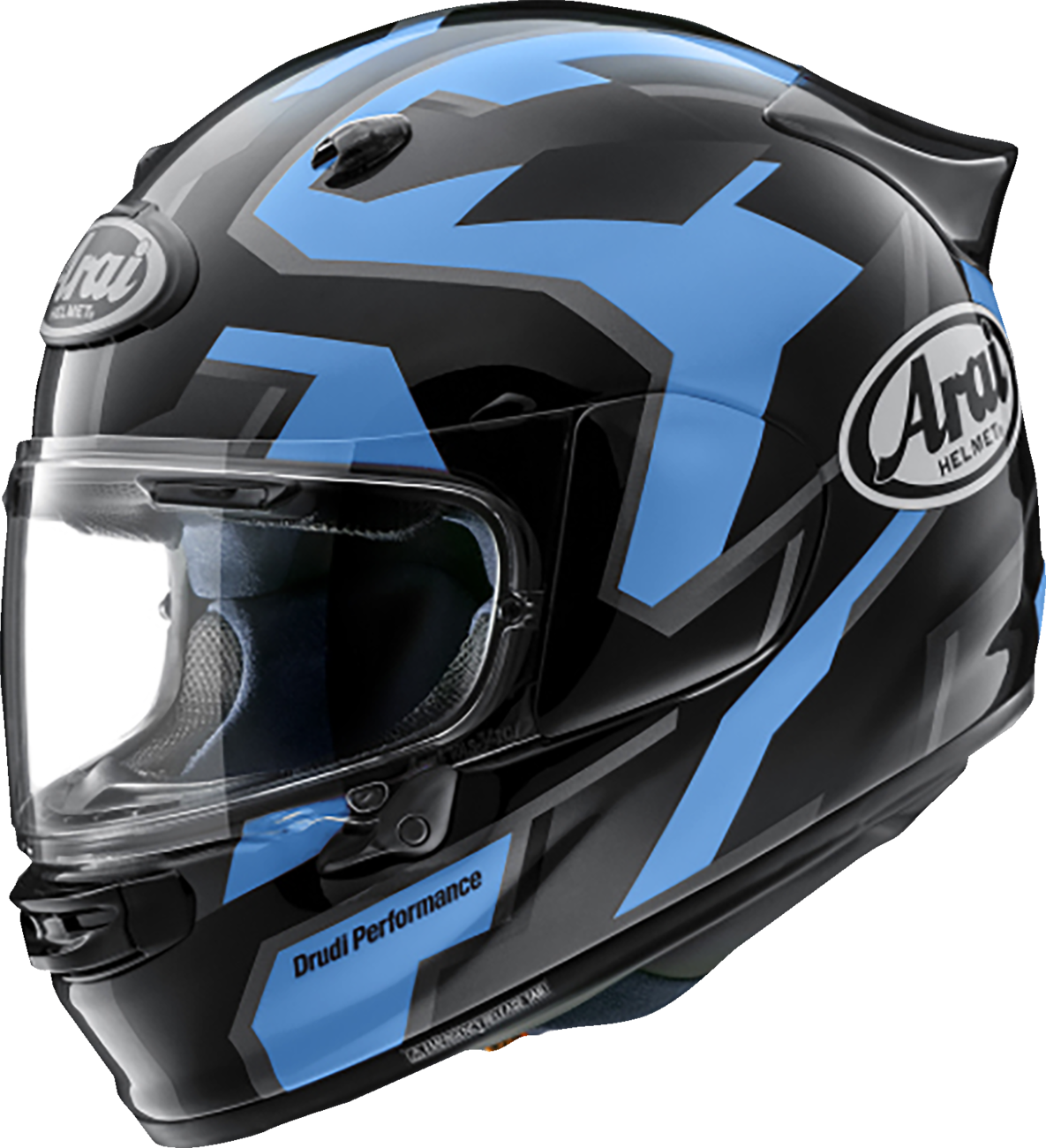 ARAI HELMETS, ARAI Helmets Signet-X Robotik Blue 2XL - Narrow Shell with VAS Shield and Enhanced Ventilation