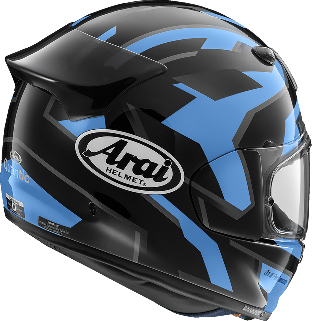 ARAI HELMETS, ARAI Helmets Signet-X Robotik Blue 2XL - Narrow Shell with VAS Shield and Enhanced Ventilation
