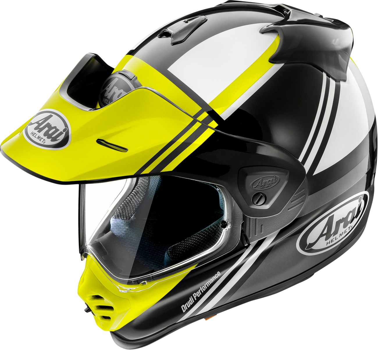 ARAI HELMETS, Arai Helmets XD-5 Cosmic Yellow Helmet - Small by Arai Helmets, Part Number 0140-0490