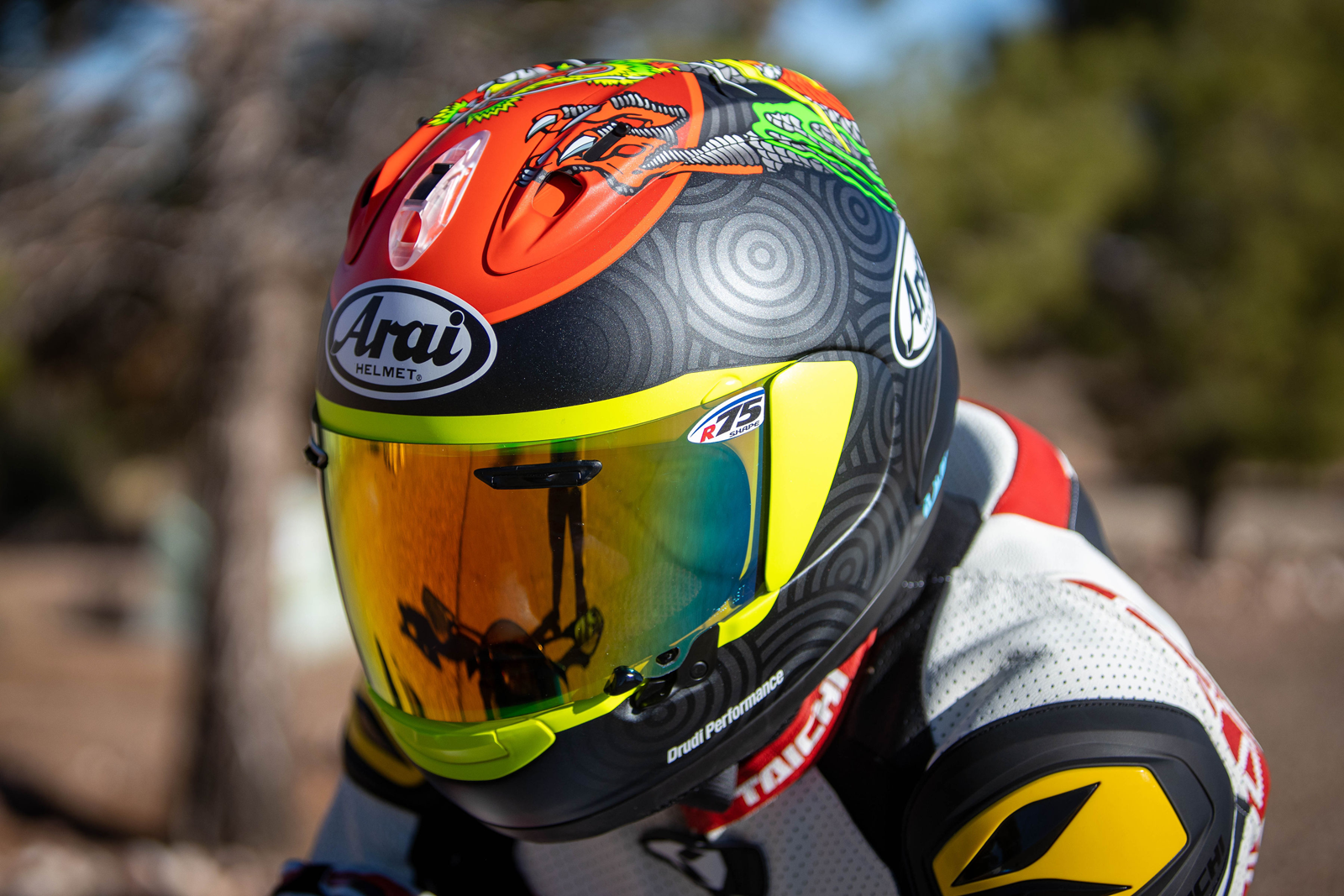 ARAI HELMETS, ARAI HELMETS Corsair-X Tatsuki XL Helmet with VAS Shield Mechanism and Advanced Ventilation