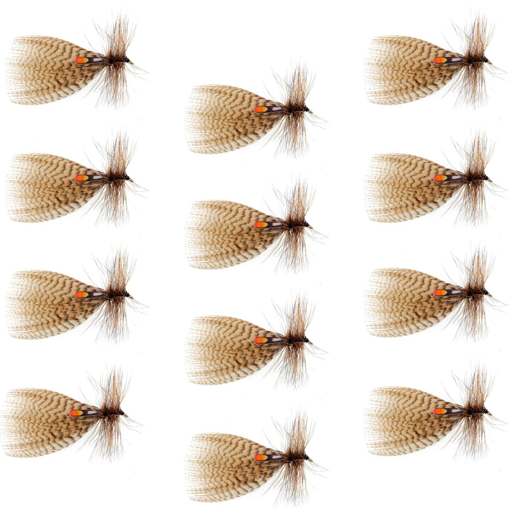 Hornberg Special Trout and Bass Streamer or Dry Fly - 12 Flies - Hook Size 8