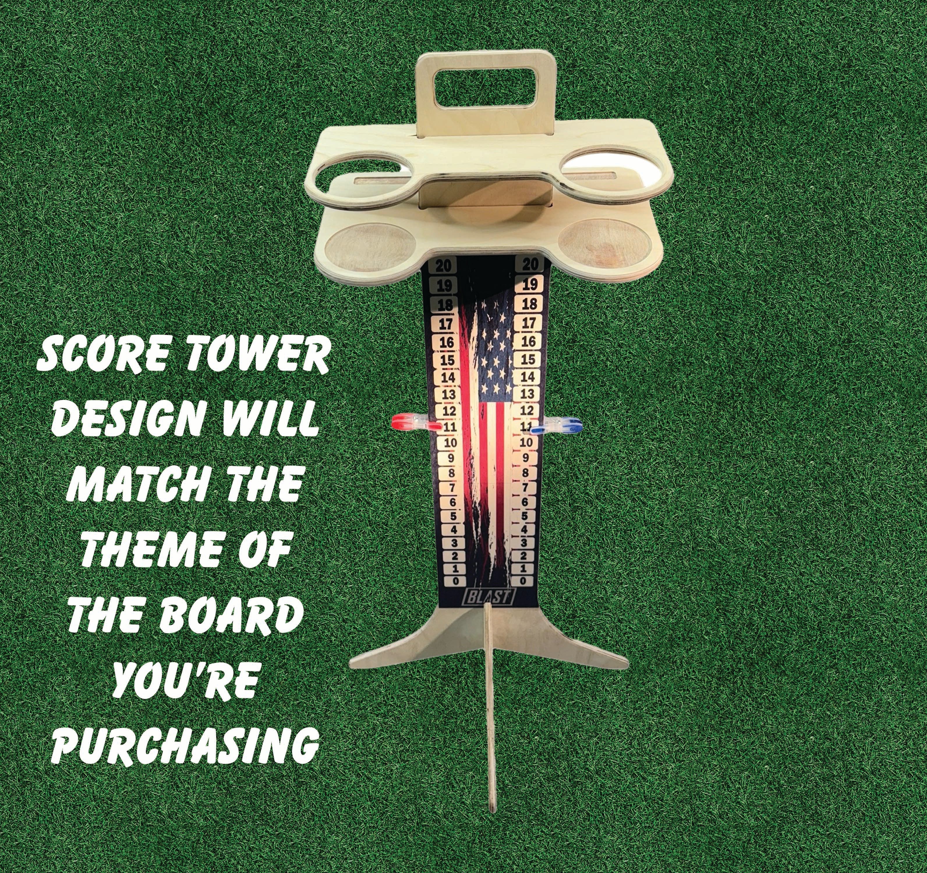 Whitetail Buck In Field Cornhole Boards