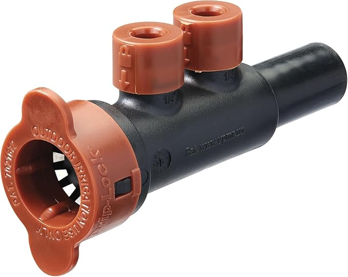Orbit 67047-1/2" x 1/4" Drip-Lock 2-Port Extension Manifold (3)