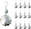 12pcs Crystal Suncatchers, Hanging Crystals Chandelier Prisms for Windows, Rainbow Maker Home Decoration