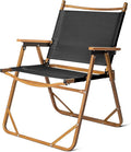 Outvita Portable Folding Camping Chair, Ultralight Low Beach Chair, Durable Aluminum Frame Armchairs for Hiking Concert Fishing Picnic, Supports 223Lbs