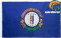 TOPFLAGS Kentucky State Flag 4x6 Outdoor KY Flags Embroidered Longest Lasting Heavy Duty Polyester Stronger Brass Grommets 4 Stitched Hemming Perfect for Outside