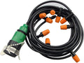 Drip Irrigation kit Plant Watering System Gravity Fed Irrigation Water Drip Setfor Garden Greenhouse Yard Lawn Home or Vacation Use 20M 8/11" Tube 20 Nozzles