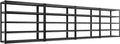 REIBII 48.2''W Garage Shelving Heavy Duty Metal Shelving 3000LBS Storage Shelves Adjustable Metal Shelves Industrial Garage Shelf for Warehouse Basement, 4 Pack