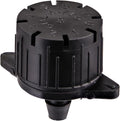 Raindrip R157CT Adjustable Flow Bubbler, Non-Pressure Compensating Emitter, Full-Circle Pattern, 8-Stream Spray, with 1/4-Inch Barbed Inlet, 5-Pack, Black