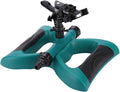 ViaGasaFamido Lawn Sprinkler Automatic Rotary Sprinkler 360° Rotating Sprinkler Irrigation System Large Coverage Area for Watering Garden Yard Trees Shrubs