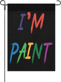 I like To Fingers Paint I'm Paint For Couple Valentines Garden Flags 12x18 Double Sided Funny Banner for All Season