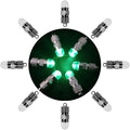 SumDirect Pack of 12 LED Mini Non-Blinking Lights for Paper Lanterns Balloons Floral Wedding Halloween Christmas Party Decoration Centerpieces (12, Green)
