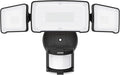 LEPOWER LED Motion Sensor Security Lights, 3 Head Motion Detected, 38W, 4200LM, Waterproof IP65, 5500K, Full Metal for Outdoor, Garage, Porch, Yard (Not Solar Powered, Black)