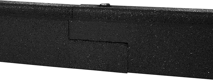 Playsafer Rubber Playground Border Edging Kit, 6' Flexible Heavy Duty Rubber Interlocking Playground Timber, No Dig Easy to Install (Black, 4 Pack)