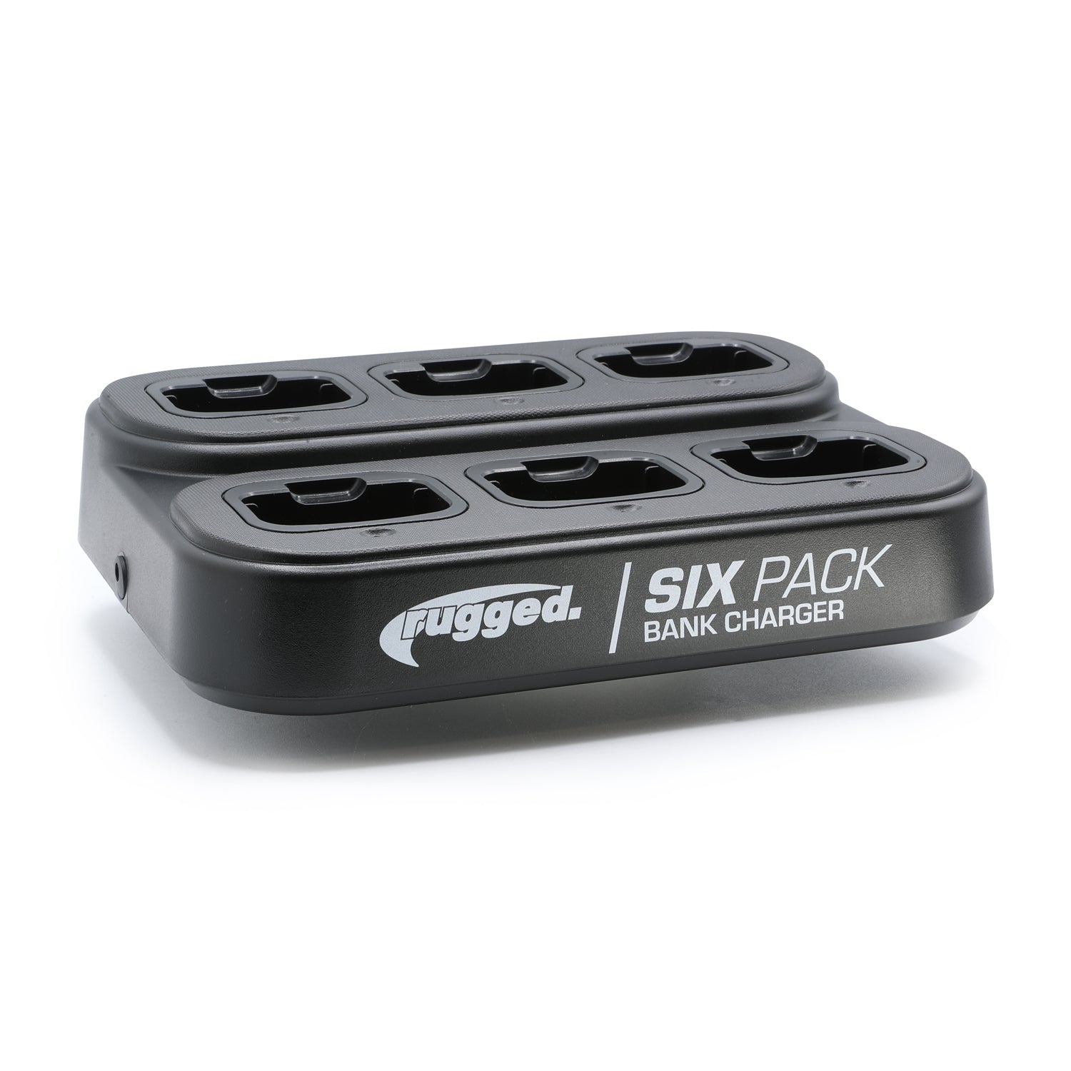 GMRS Handheld Radio and 6-Pack Bank Charger Bundle