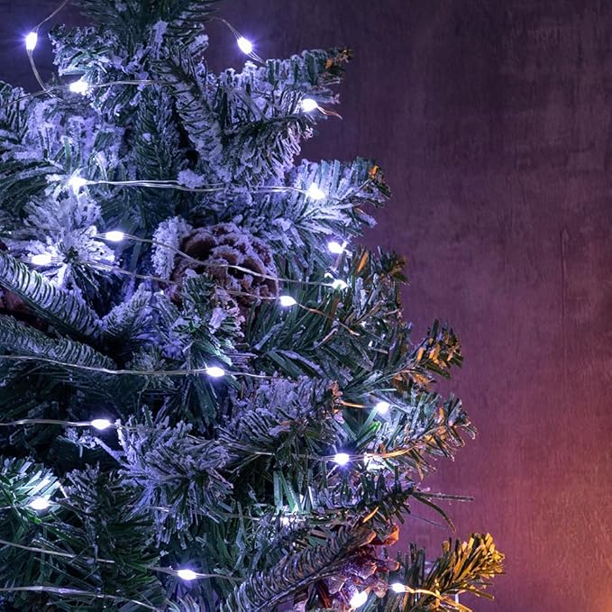Fairy Lights Plug in,200FT 600 LEDs Waterproof String Lights,LED Lights Stirp with Remote 8 Modes for Indoor Outdoor Christmas Wedding Birthday Patio Garden Decoration,Cool White