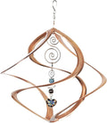 Red Carpet Studios 31042 Cosmix Wind Spinner Double Helix, Copper W/Heart Crystal, 14 Inch