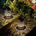 2 Pack Hummingbird Solar Lanterns Garden Decor, Birthday Gifts for Mother Grandma ,Metal Hanging Solar Lights Waterproof Outdoor Decoration, LED Lanterns for Yard Patio Lawn Pathway Landscape