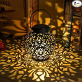 2 Pack Outdoor Solar Hanging Lantern Lights Decorative Christmas Light for Garden Patio Courtyard Lawn and Tabletop. Unique Gifts for Women Gardening.