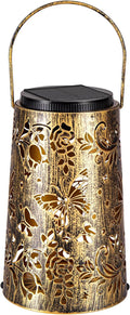 Solar Lanterns Outdoor Butterfly Garden Metal Hanging Light for Yard Patio Backyard Porch Pathway Decor Women Grandma Gifts