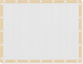 VICLLAX Shade Fabric Sun Shade Cloth with Every 2 FT Grommets for Patio Garden Pergola Cover Canopy 3x7 FT, Cream